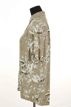 Chemise Anine Bing Kaki en Viscose