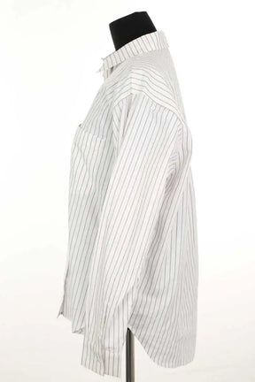 Chemise Anine Bing Monogram stripe Blanc en Coton