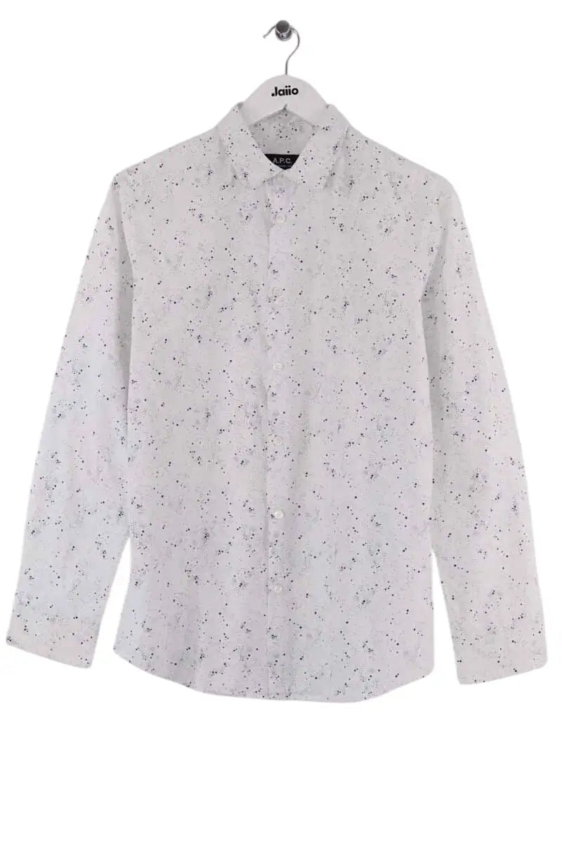 Chemise APC Blanc en Coton, taille XS - Seconde Main