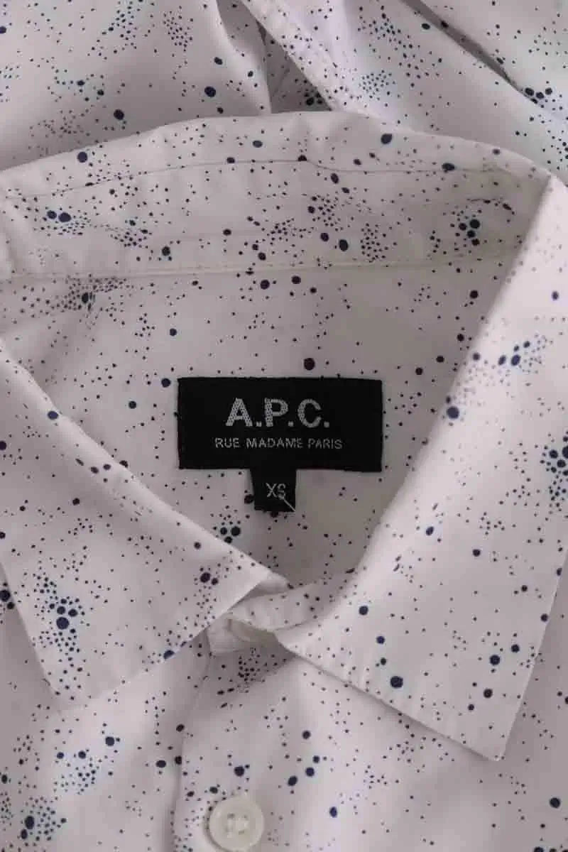 Chemise APC Blanc en Coton