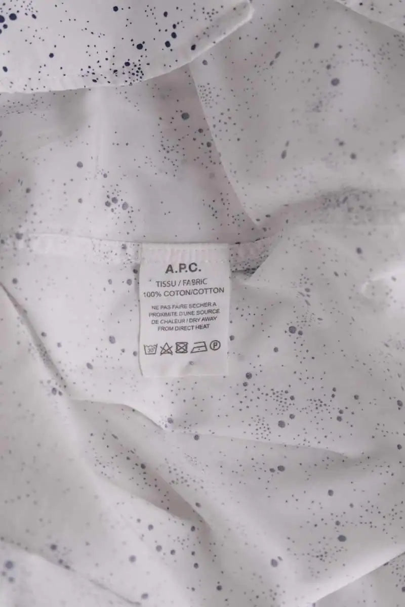 Chemise APC Blanc en Coton