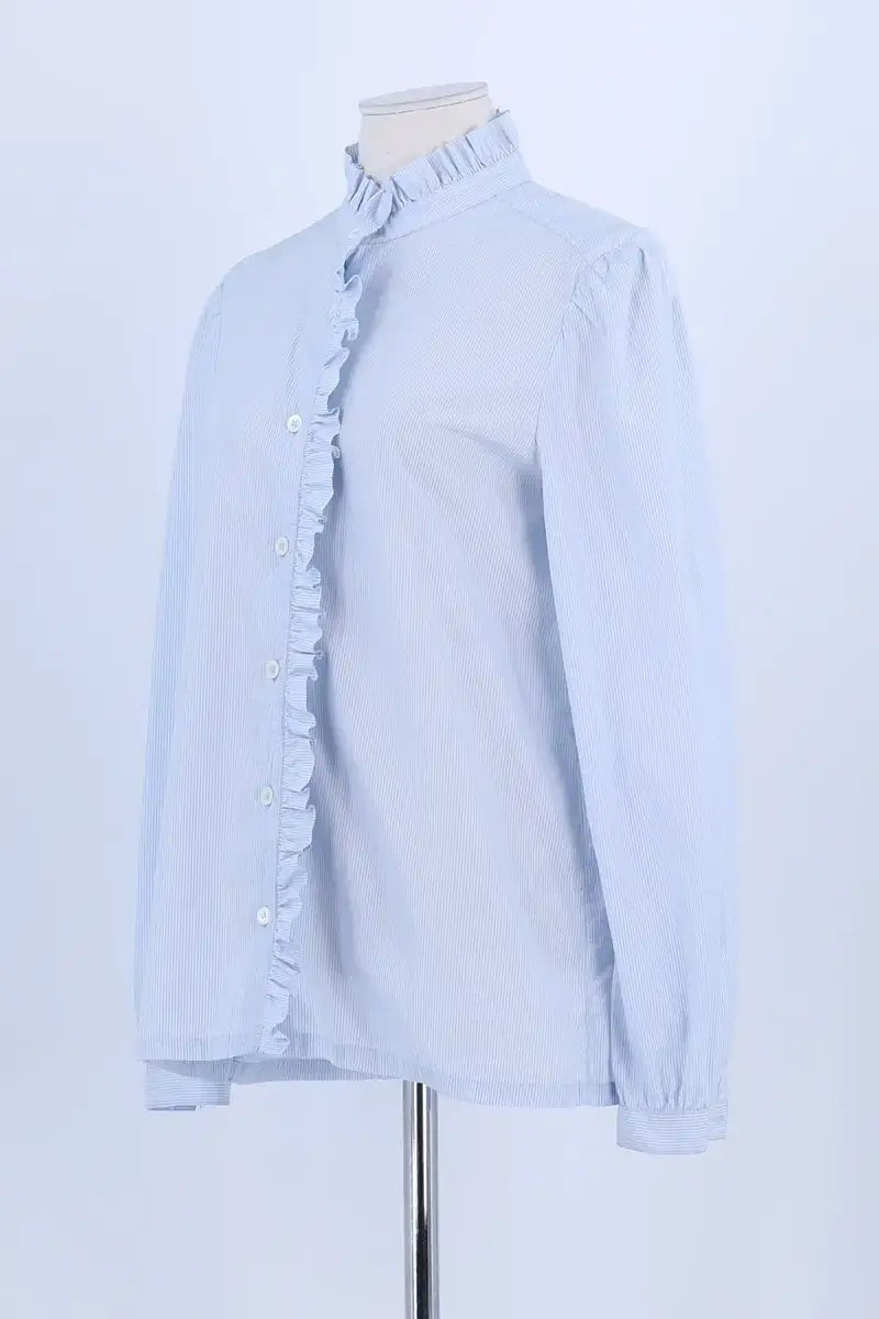 Chemise APC Bleu en Coton