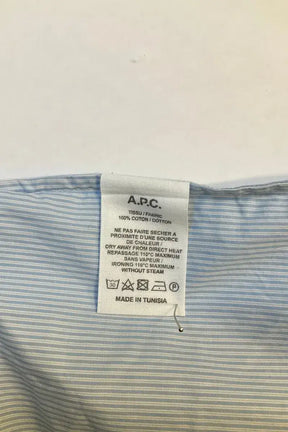 Chemise APC Bleu en Coton