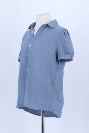 Chemise APC Bleu en Coton