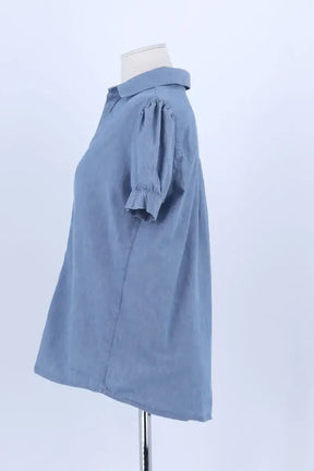 Chemise APC Bleu en Coton
