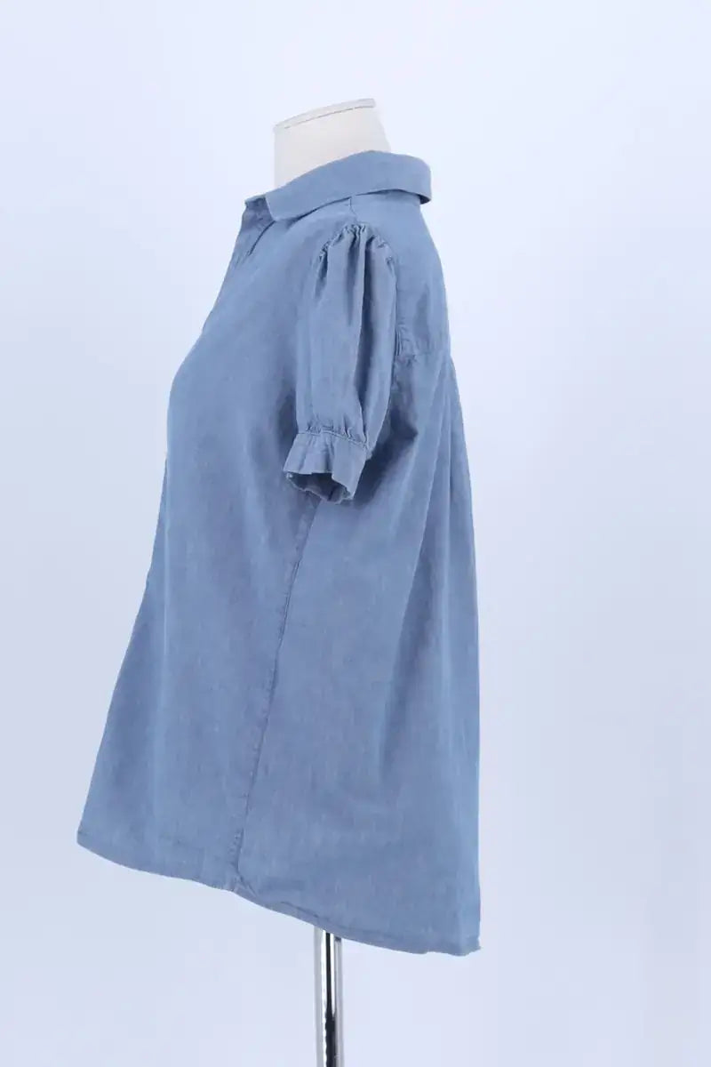 Chemise APC Bleu en Coton