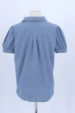 Chemise APC Bleu en Coton