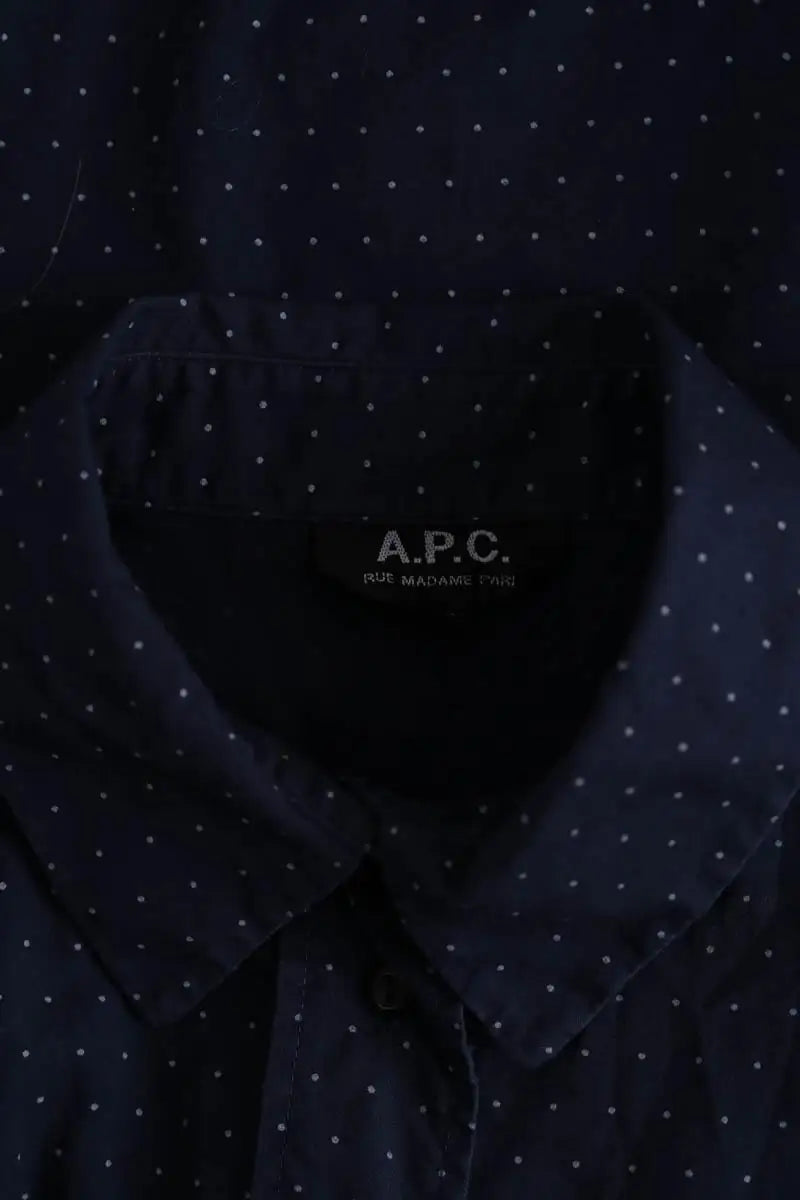 Chemise APC Bleu en Coton