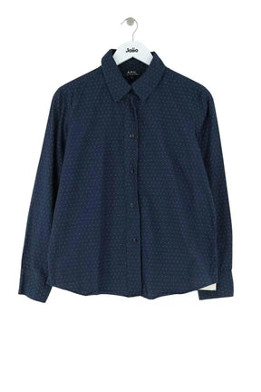Chemise APC Marine en Coton, taille L - Seconde Main