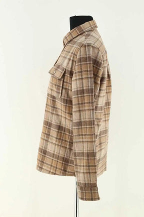 Chemise APC Marron en Laine