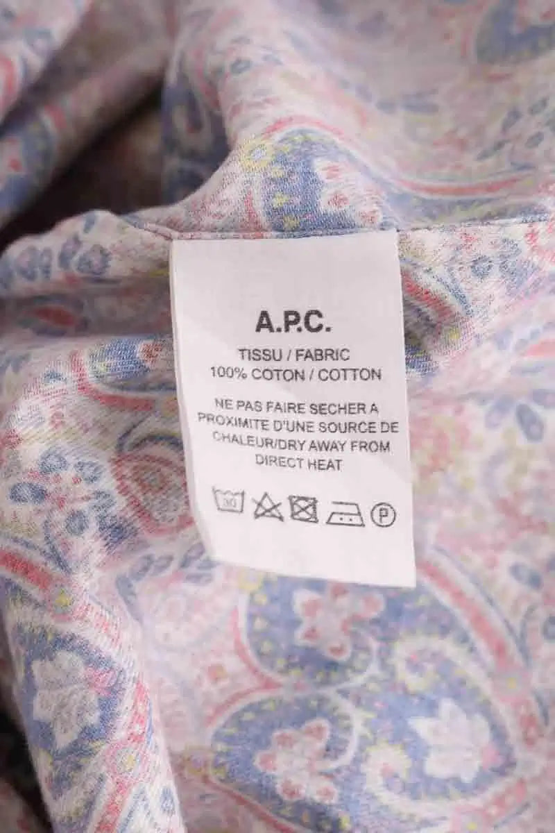 Chemise APC Multicolore en Coton