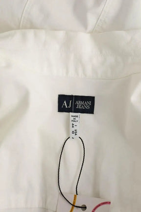Chemise Armani Jeans Blanc en Coton