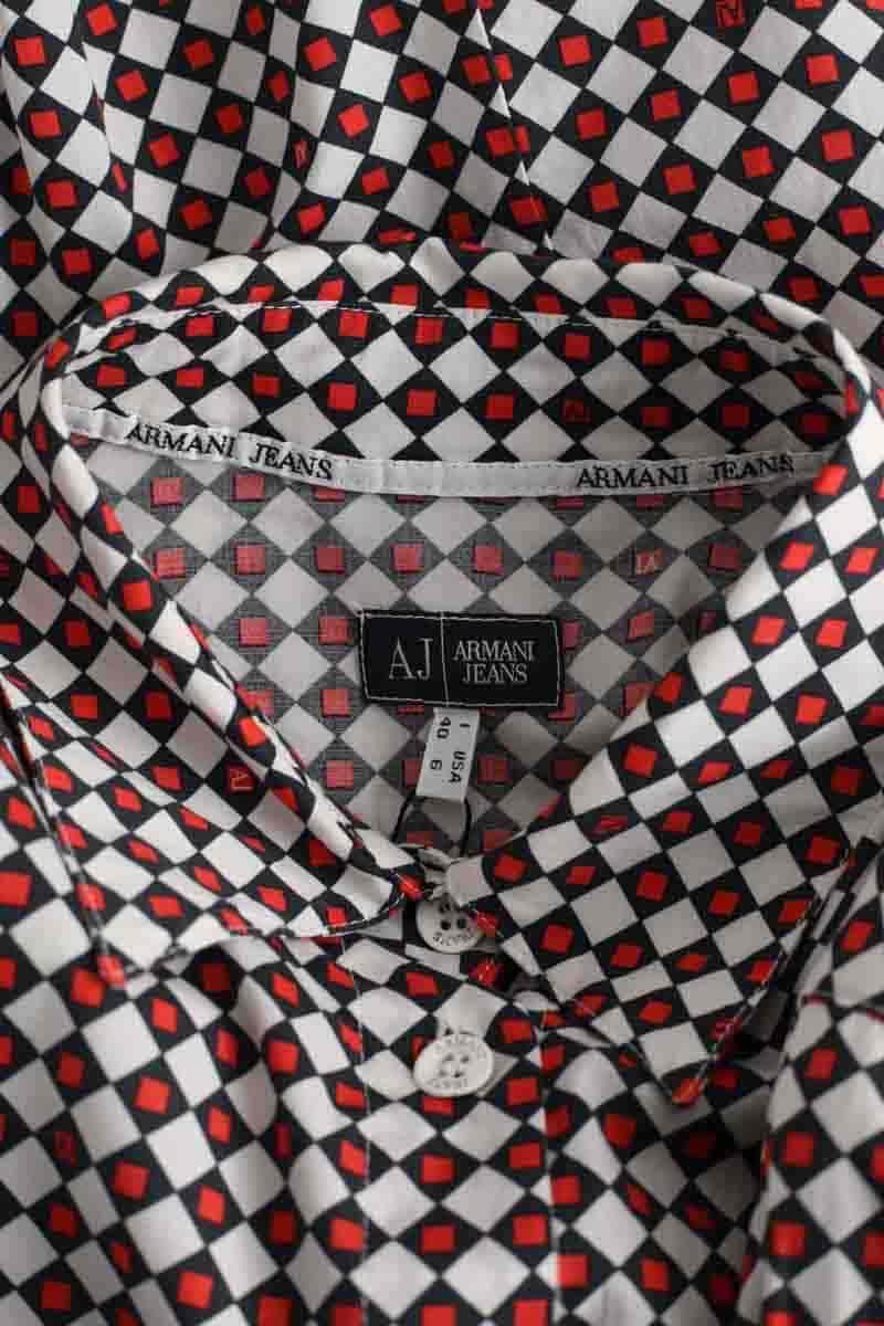 Chemise Armani Jeans Multicolore en Coton