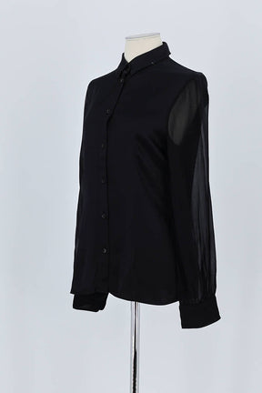 Chemise Armani Noir en Viscose