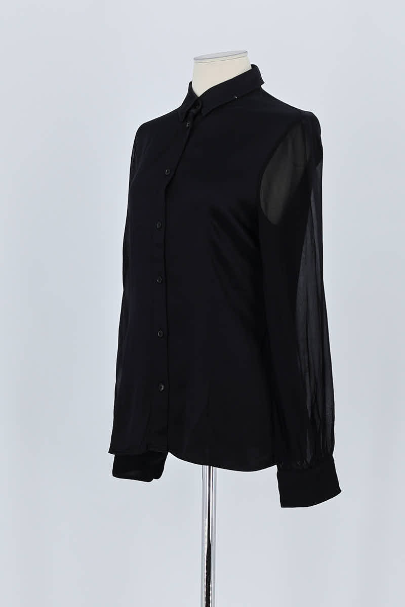 Chemise Armani Noir en Viscose