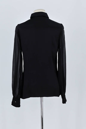 Chemise Armani Noir en Viscose