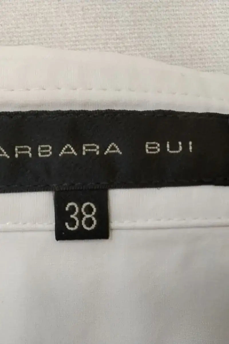 Chemise Barbara Bui Blanc en Coton