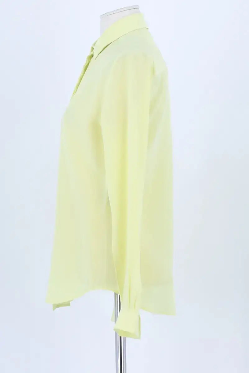 Chemise Barbara Bui Jaune en Soie