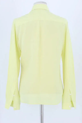 Chemise Barbara Bui Jaune en Soie