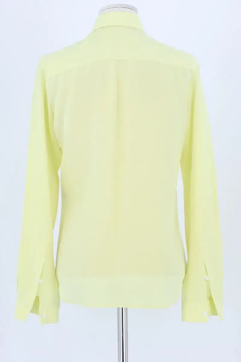 Chemise Barbara Bui Jaune en Soie