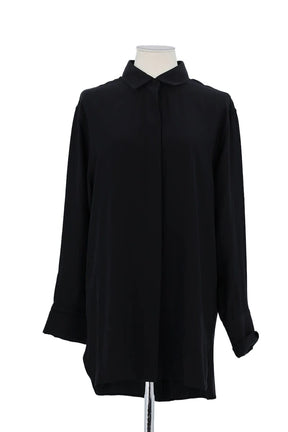 Chemise Barbara Bui Noir en Soie, taille M - Seconde Main