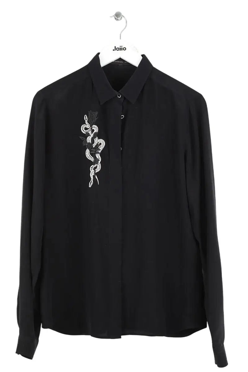 Chemise Barbara Bui Noir en Soie, taille S - Seconde Main