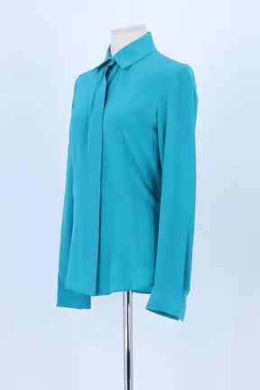 Chemise Barbara Bui Turquoise en Soie