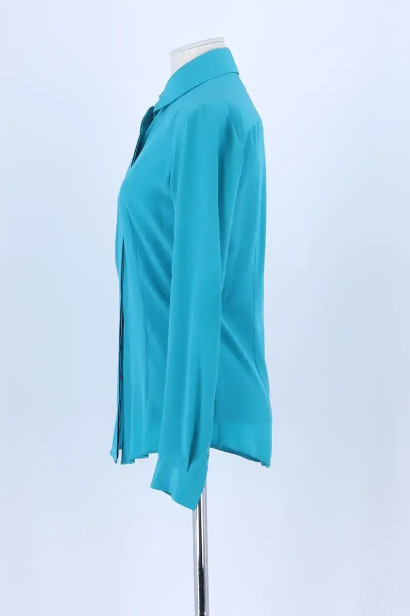 Chemise Barbara Bui Turquoise en Soie