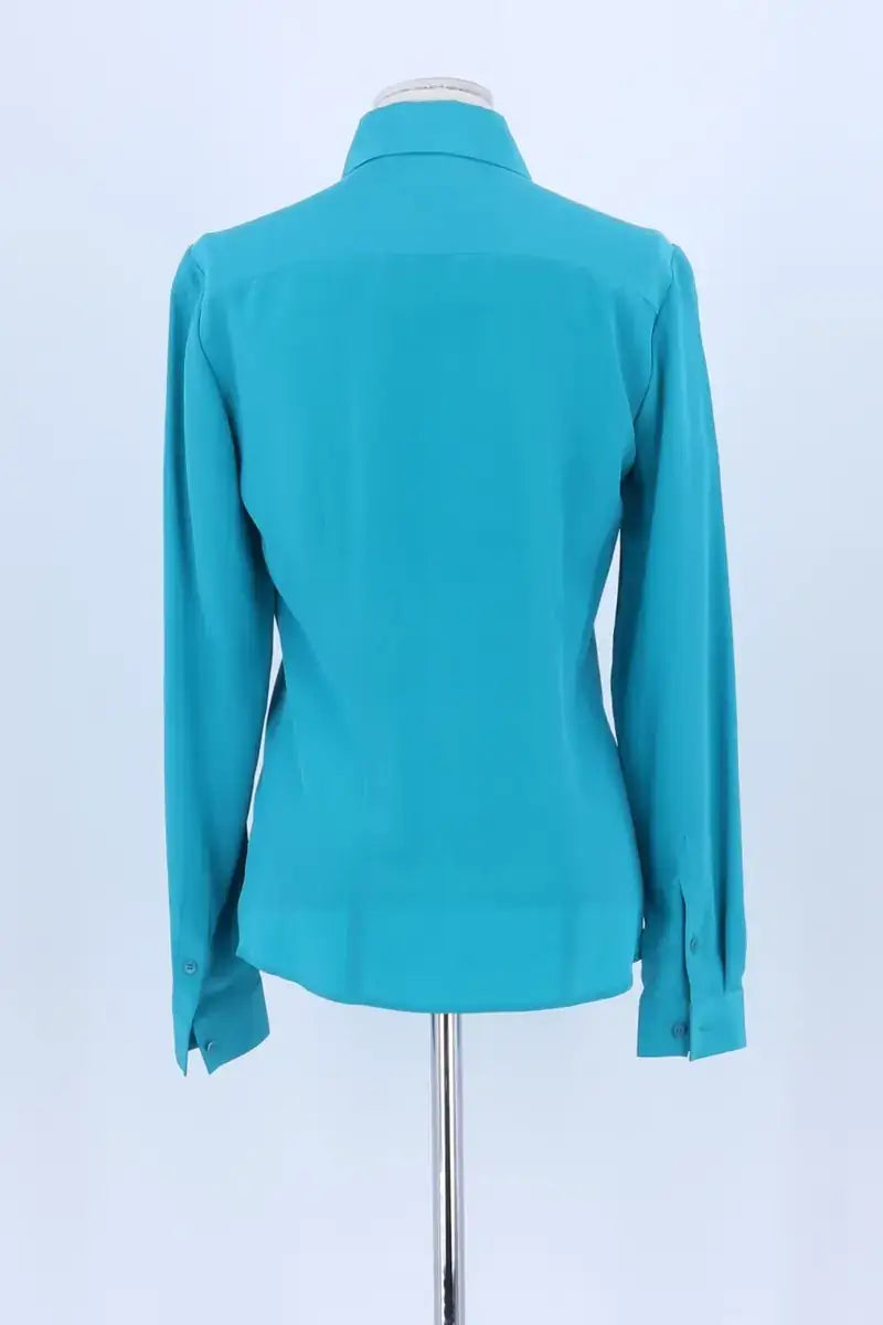 Chemise Barbara Bui Turquoise en Soie