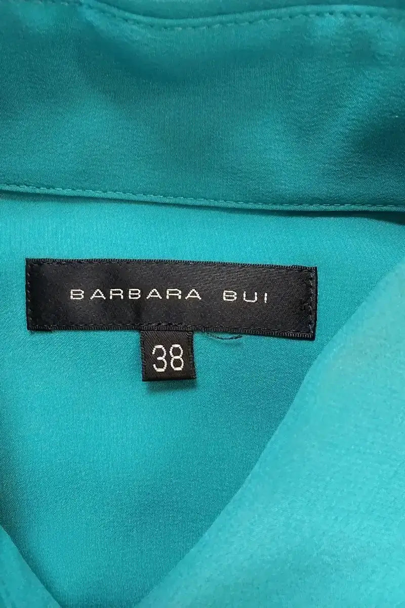 Chemise Barbara Bui Turquoise en Soie
