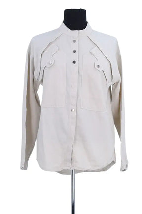 Chemise Ba&Sh Beige en Coton, taille S - Seconde Main