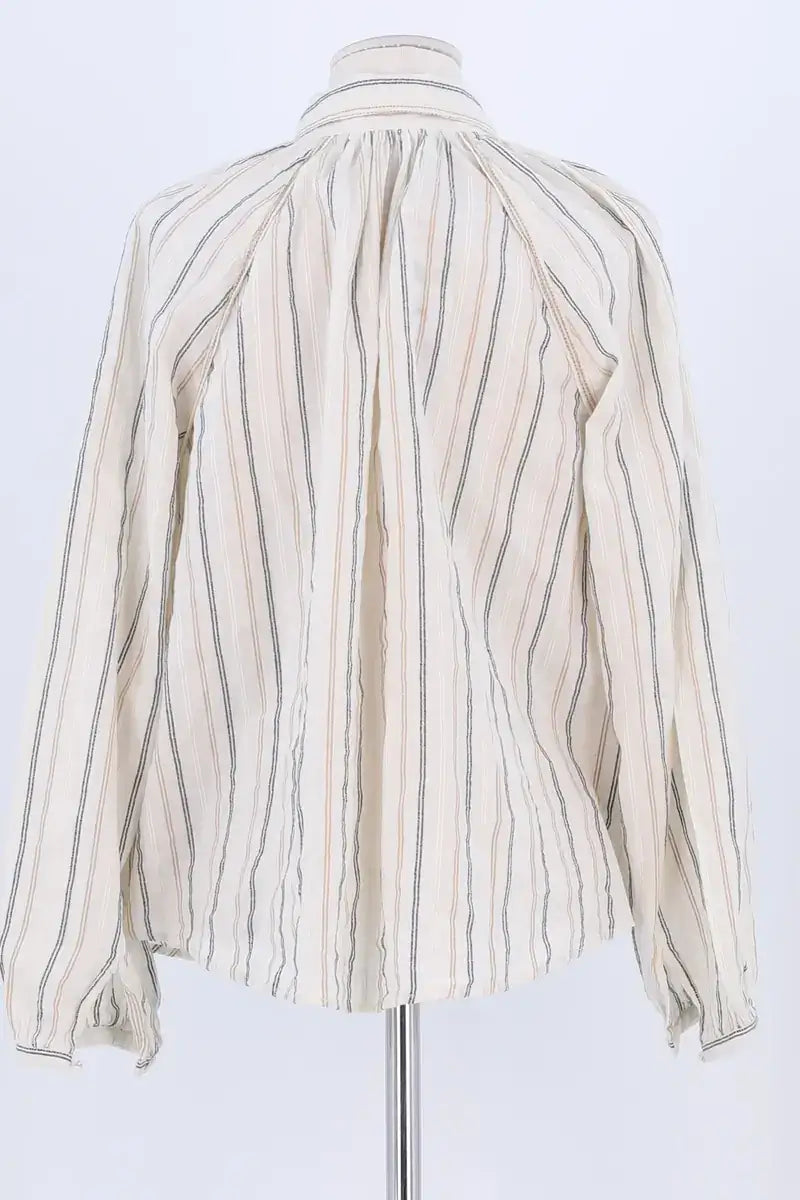 Chemise Ba&Sh Beige en Coton