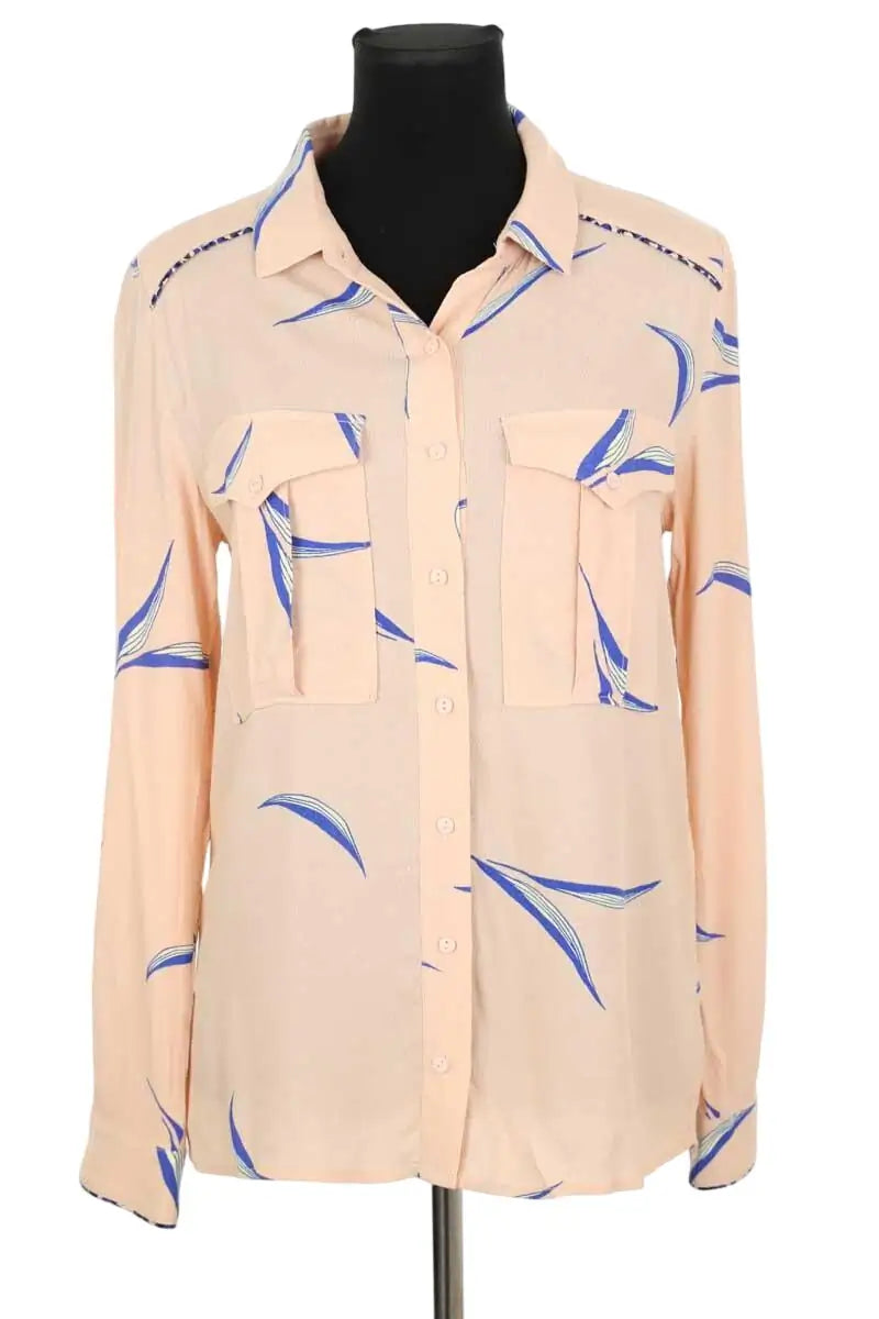 Chemise Bash Beige en Viscose, taille S - Seconde Main