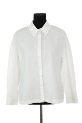 Chemise Ba&Sh Blanc en Coton, taille S - Seconde Main