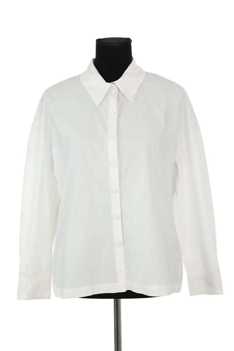 Chemise Ba&Sh Blanc en Coton, taille S - Seconde Main
