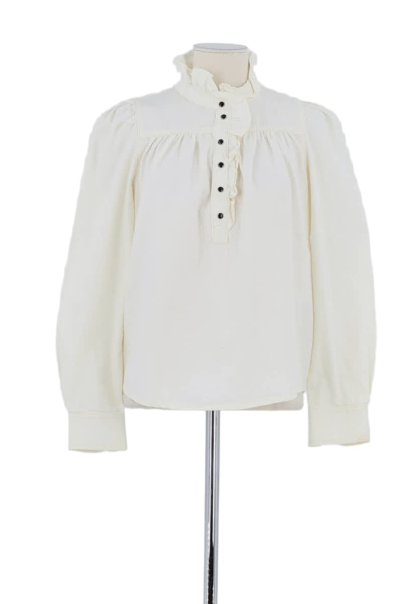 Chemise Bash Blanc en Coton, taille XS - Seconde Main