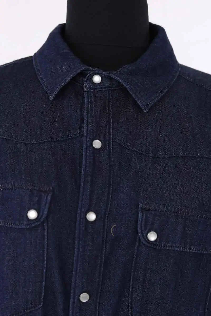 Chemise Ba&Sh Bleu en Coton