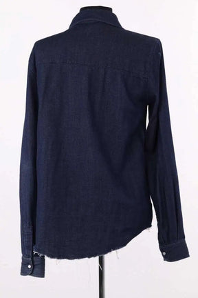 Chemise Ba&Sh Bleu en Coton