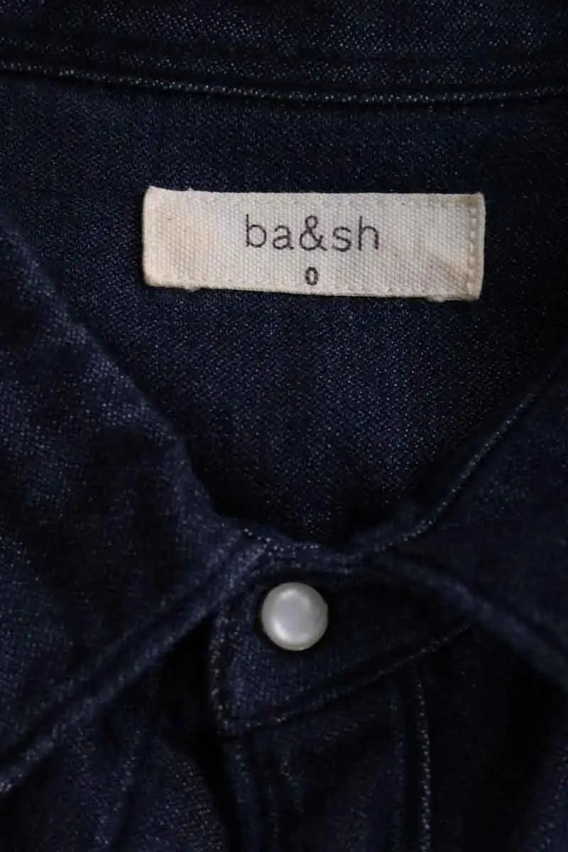 Chemise Ba&Sh Bleu en Coton