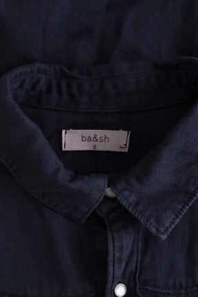 Chemise Ba&Sh Gris en Coton