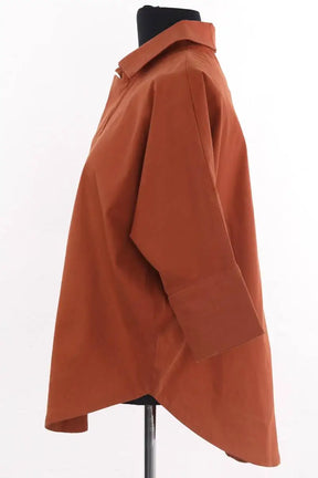 Chemise Ba&Sh Nitto Marron en Coton