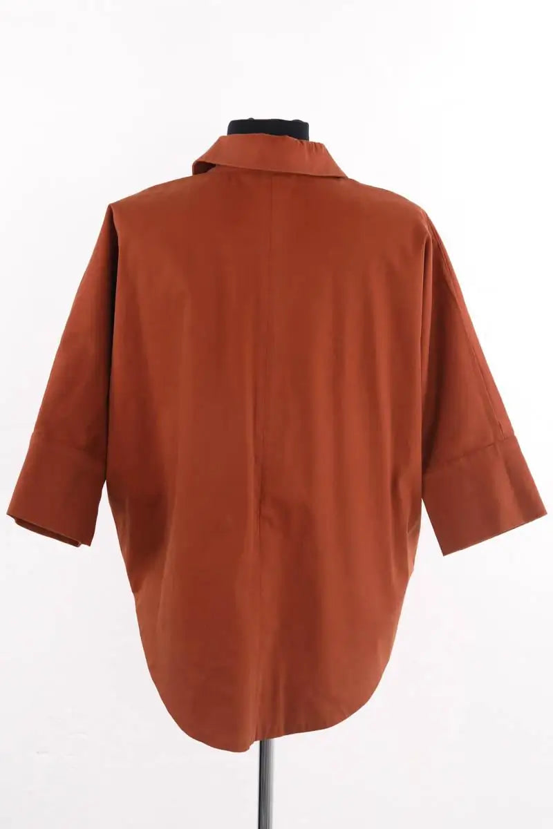 Chemise Ba&Sh Nitto Marron en Coton