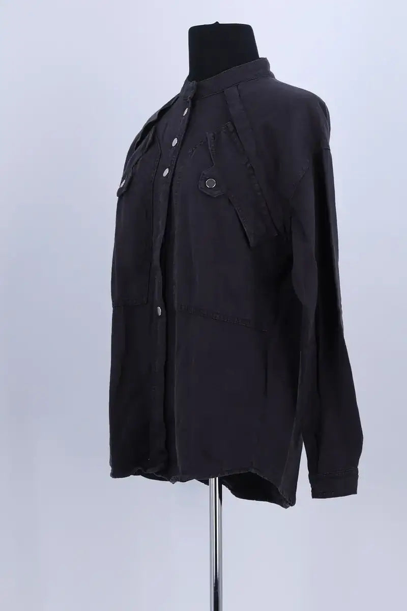 Chemise Ba&Sh Noir en Coton
