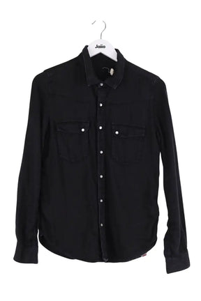 Chemise Ba&Sh Noir en Coton, taille XS - Seconde Main