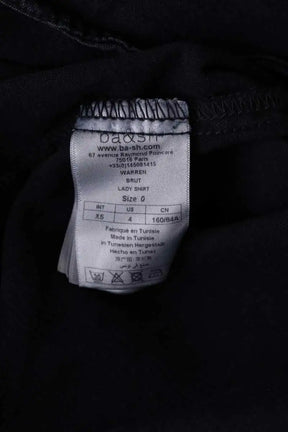 Chemise Ba&Sh Noir en Coton