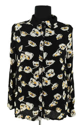 Chemise Ba&Sh Noir en Synthétique, taille S - Seconde Main
