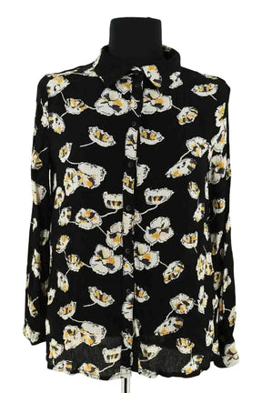 Chemise Ba&Sh Noir en Synthétique, taille S - Seconde Main