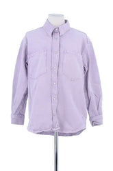 Chemise Ba&Sh Violet en Coton, taille S - Seconde Main
