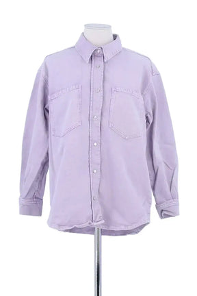 Chemise Ba&Sh Violet en Coton, taille S - Seconde Main