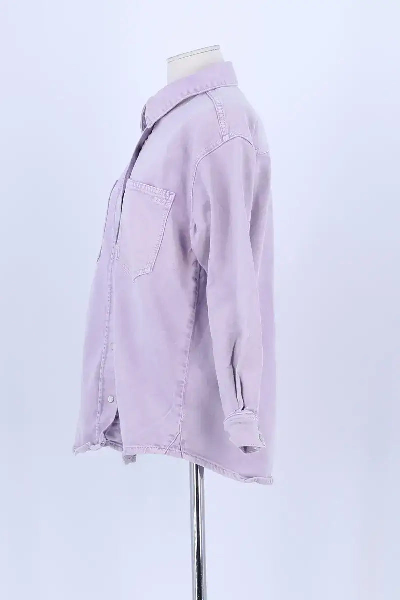 Chemise Ba&Sh Violet en Coton